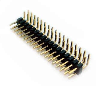 DIPHDR 2.5MM 34P BRRA 3/5 GOLD BLACK