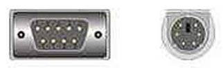 MOUSE ADAPTER DB9M/MD6M PS/2 WITH 3IN CORD