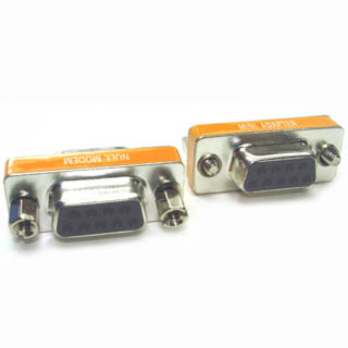 NULL MODEM ADAPTER DB9F/9F 