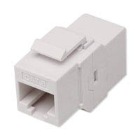 KEYSTONE COUPLER CAT6 WHT JK-JK 