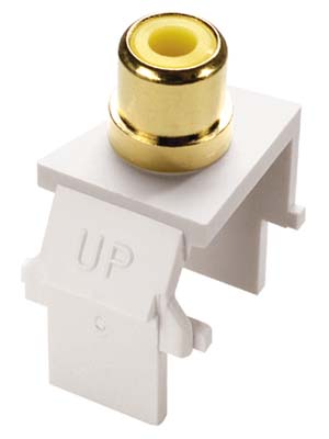 KEYSTONE JACK RCA YEL SOL 