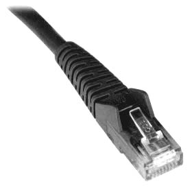 PATCH CORD CAT6 BLK 10FT 