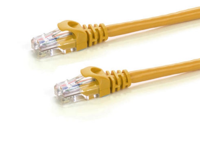 PATCH CORD CAT6 YEL 7FT 
