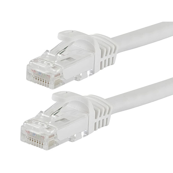 PATCH CORD CAT6 WHT 100FT 