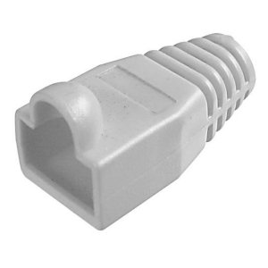 BOOT STRAIN RELIEF RJ45 WHITE 