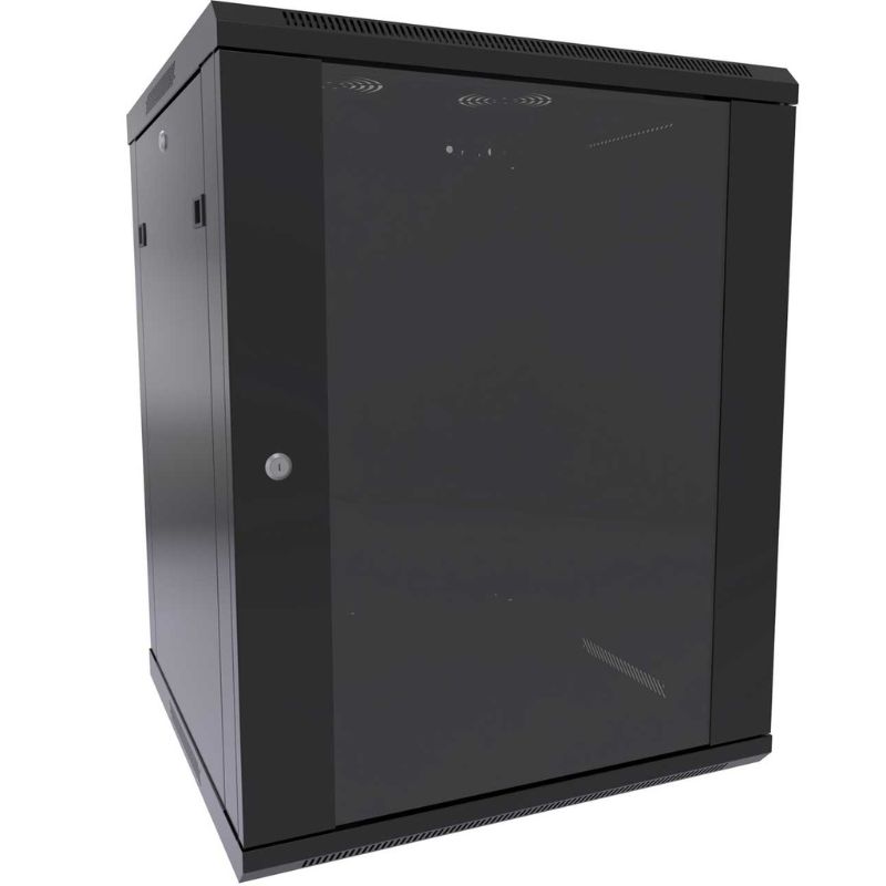 RACK CABINET 15U WALL MOUNT FOR NETWORK A/V 30.4X23.6X23.6IN