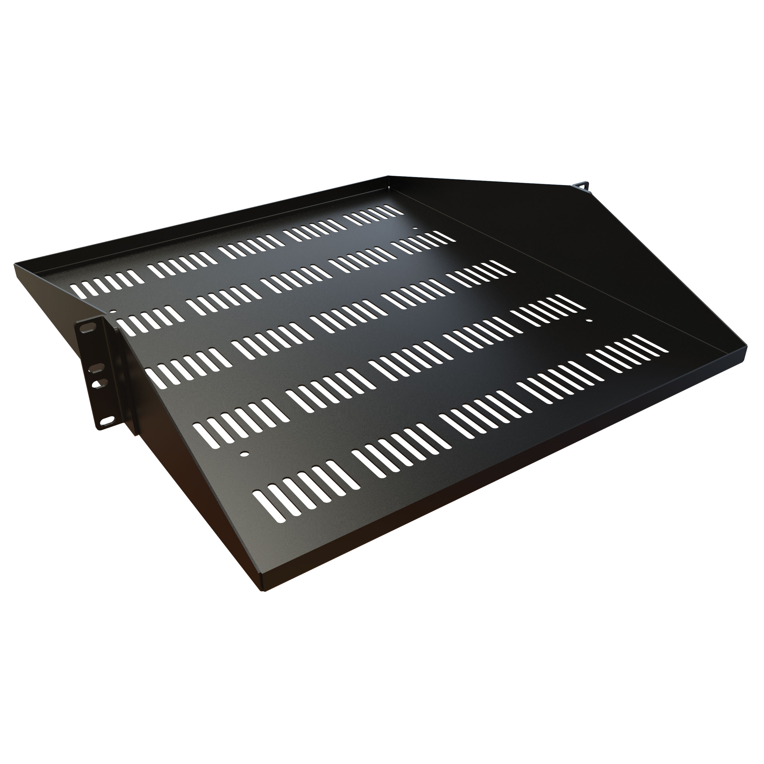 RACK SHELF CENTERED 2U 3.5(H)X24 IN DEPTH VENTED