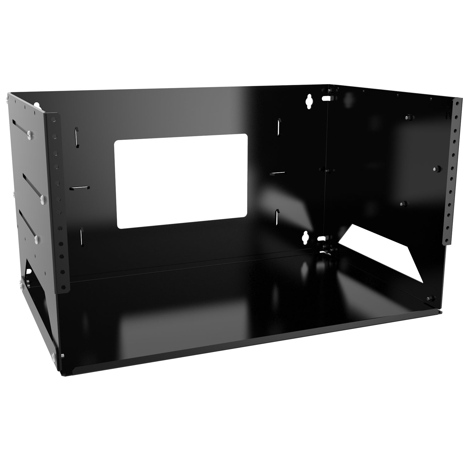 WALL MOUNT BRACKET 4U 12-18IN ADJUSTABLE DEPTH 19.25IN (W)