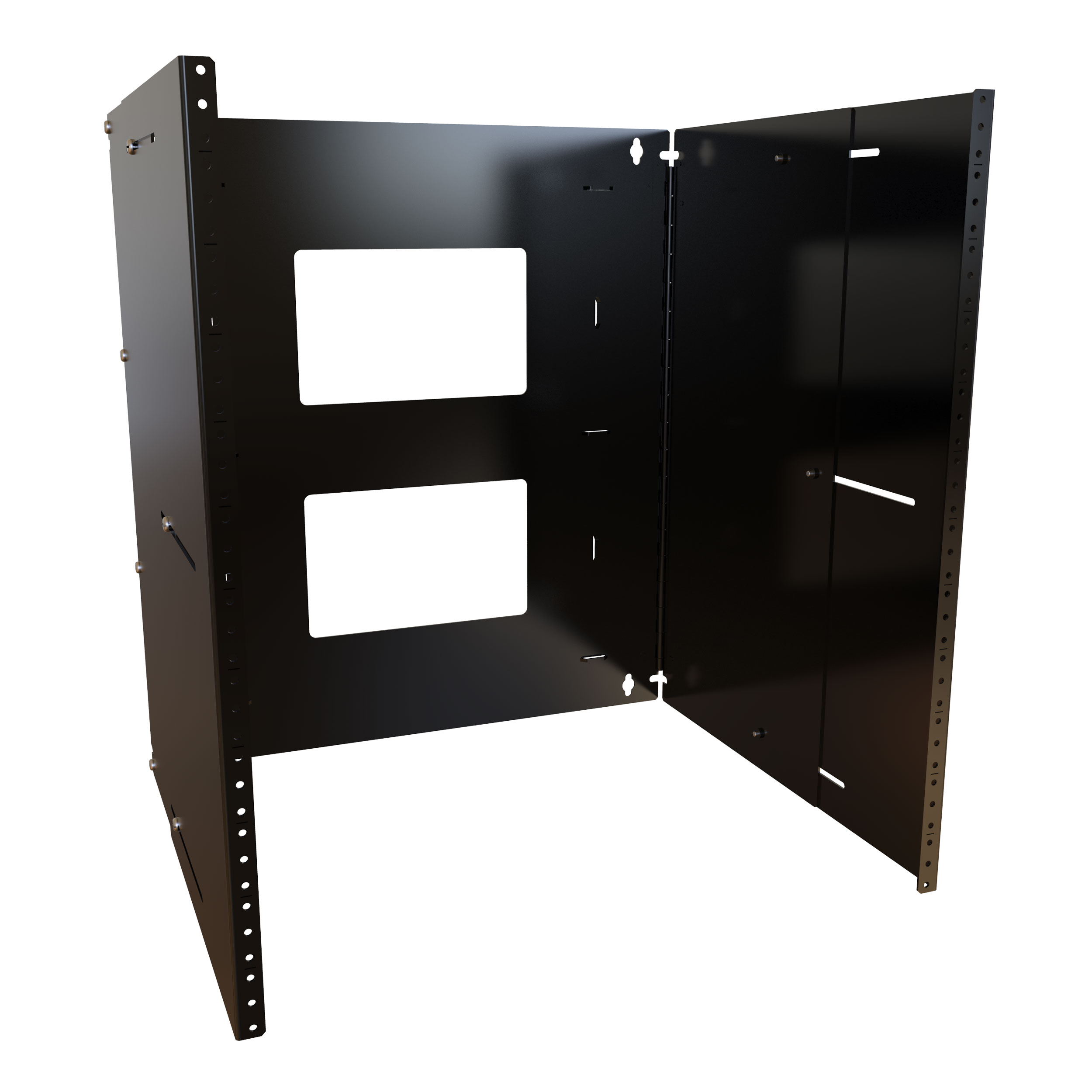 WALL MOUNT BRACKET 12U 12-18IN ADJUSTABLE DEPTH 19(W)X21IN(H)