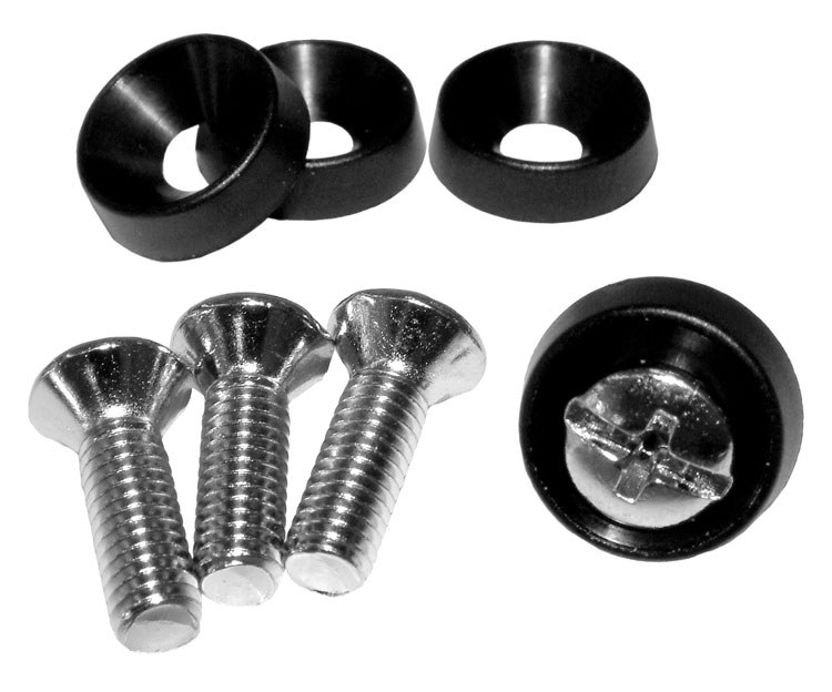 RACK MOUNT SCREWS 10-32 W/WASHER COUNTERSUNK