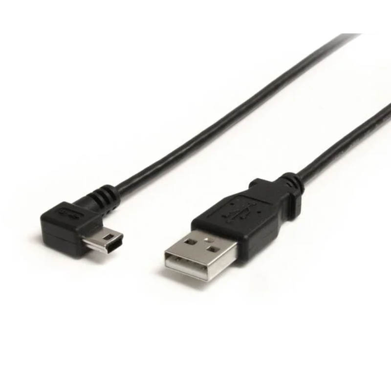 USB CABLE A MALE TO RA MINI B MALE 3FT