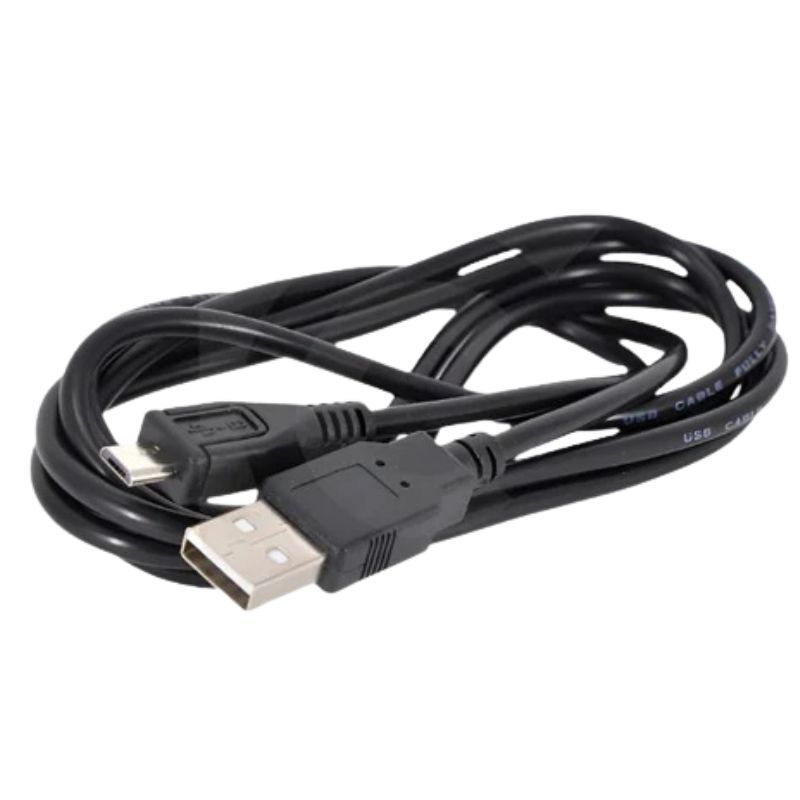 USB CABLE A MALE TO MICRO B MALE 5FT BLACK