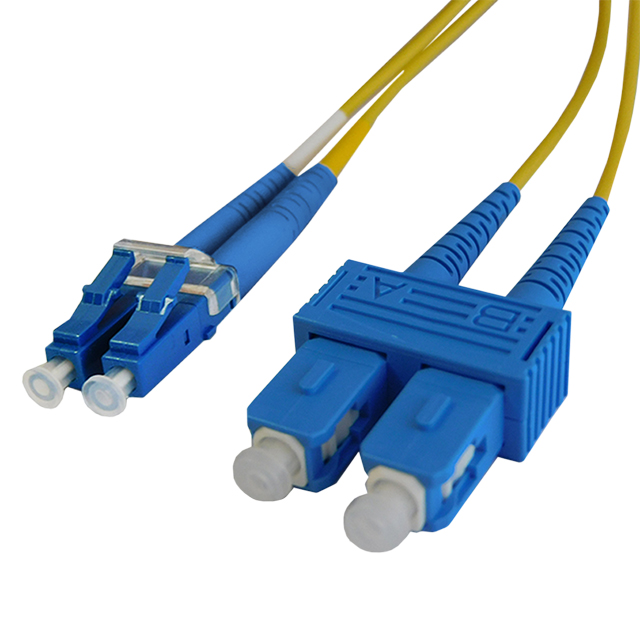 FIBER OPTIC PATCH CORD SC-LC 10M DUPLEX SM 9/125UM LSZH YEL