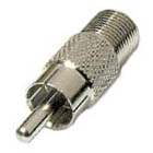F ADAPTER JACK-RCA PLUG 