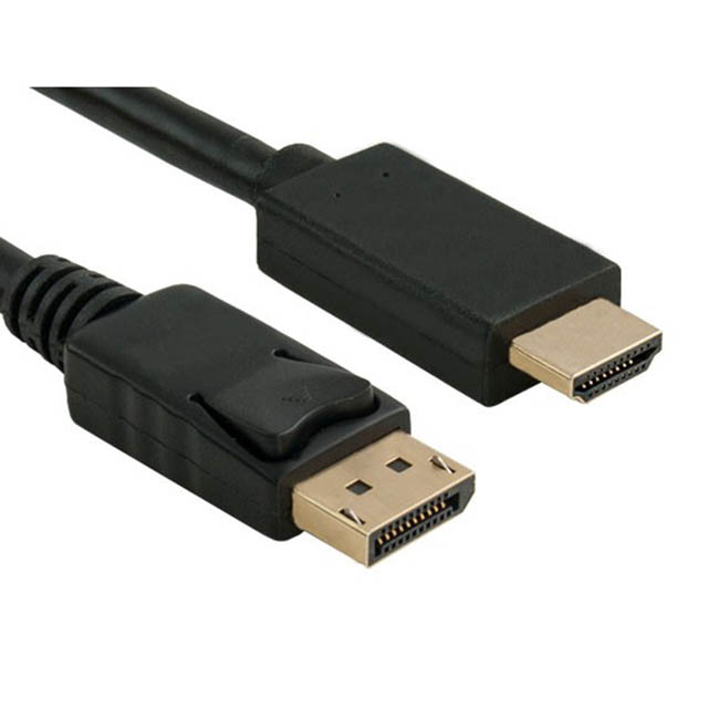 DISPLAYPORT MALE-HDMI MALE 6FT BLK W/AUDIO 4K*2K 30HZ FT4 CL3