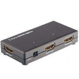 HDMI SPLITTER 1X2 POWERED 4K 