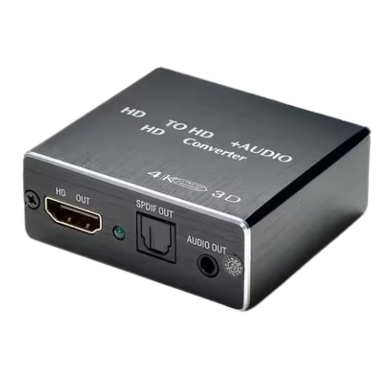 HDMI AUDIO EXTRACTOR WITH OUTPUT 3.5MM ANALOG & OPTICAL DIGITAL