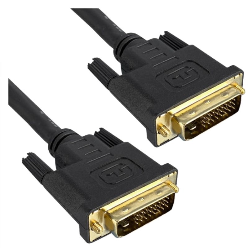 DVI MALE-MALE DUAL-LINK 10FT BLK CABLE