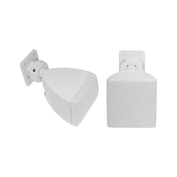 SPEAKER WALL MOUNT 1PAIR/SET WHT 8R 10W OUTDOOR
