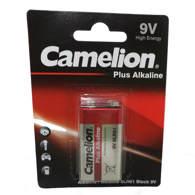 BATTERY ALKALINE 9V 