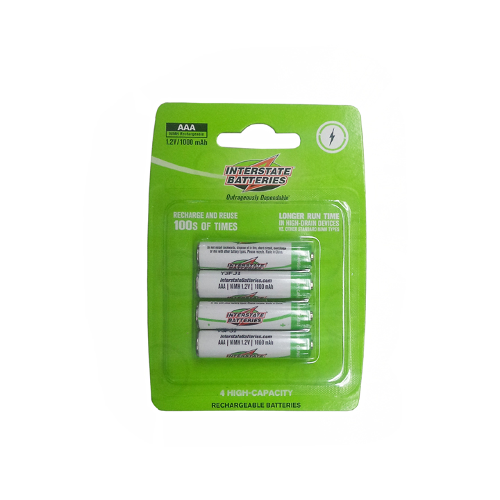 BATTERY NI-MH AAA 1.2V 1000MAH 