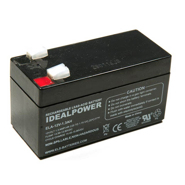 BATTERY LEAD ACID 12V 1.3AH QT 3.81X1.77X2.05IN(LXWXH)