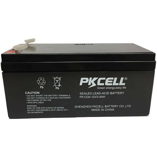 BATTERY LEAD ACID 12V 3.4AH .187 QT 5.27X2.64X2.36IN (LXWXH)