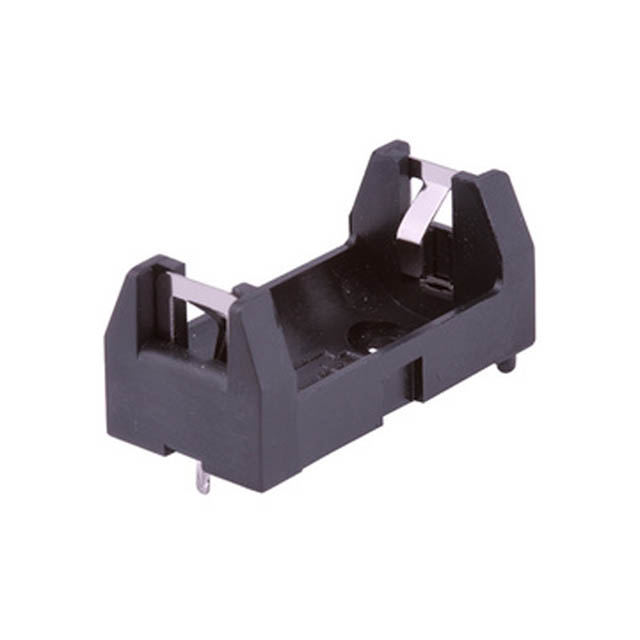BATTERY HOLDER AA 1/2 SIZE PLAST 