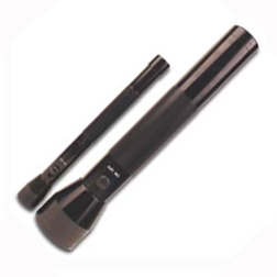 FLASHLIGHT WHITE 3 & 6 LED TWIN PACK ALUMINIUM BODY BLACK