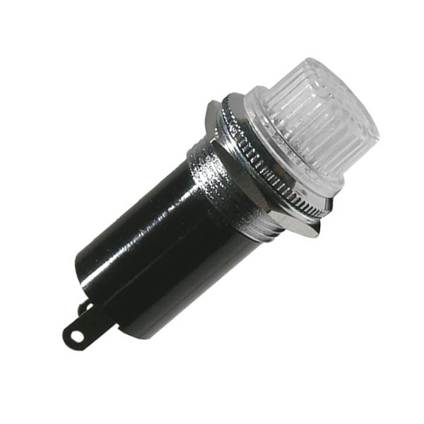 BULB HOLDER BAYONET 10MM CLR TH 