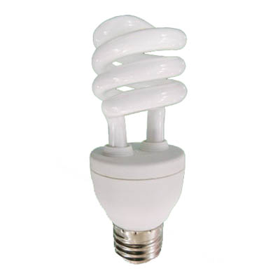 BULB COMPACT FLOUROSCENT 11W MINI WARM WHITE ENERGY SAVER 40W