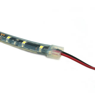 LED FLEXIBLE STRIP WHITE 12V .5M SILICONE ENCAPSULATED WTRPF IP68