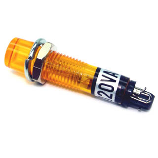 INDICATOR 120VAC 7MM ORN CHMT TA 