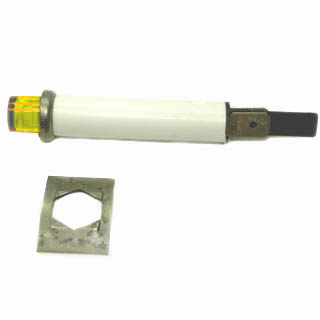 INDICATOR 12V LED 7MM YEL PRESS QTAB