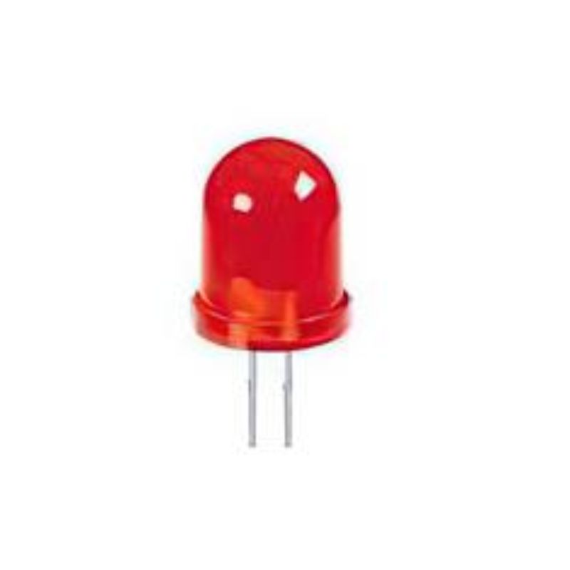 LED10 DIFF RED 1.9V 10MA 