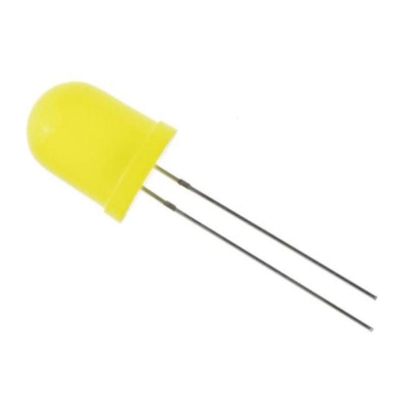 LED10 DIFF YEL 1.9V 10MA 