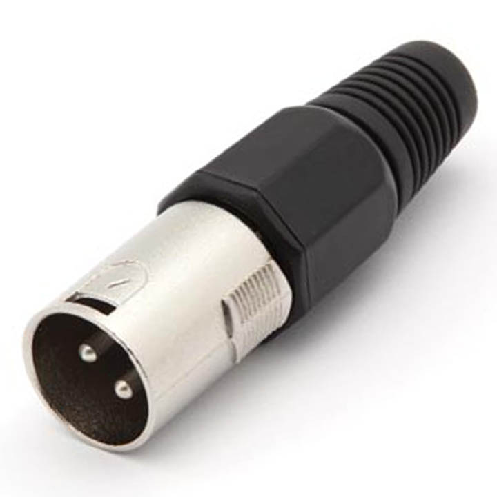 XLR 3PL INLINE TIN SOL MET BLACK 