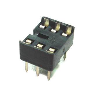IC SOCKET DW 6 TIN 7.62MM 