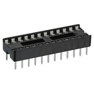 IC SOCKET DW 24 TIN 7.62MM LP WI 