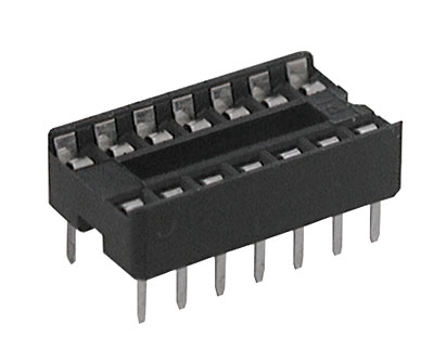 IC SOCKET DW 14 7.62MM TIN 