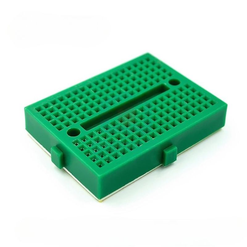 BREADBOARD 2 STRIP 1.8X1.4IN 170 TIE POINTS GREEN