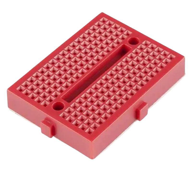 BREADBOARD 2 STRIP 1.8X1.4IN 170 TIE POINTS RED