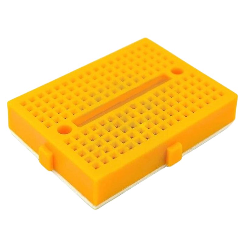 BREADBOARD 2 STRIP 1.8X1.4IN 170 TIE POINTS YELLOW