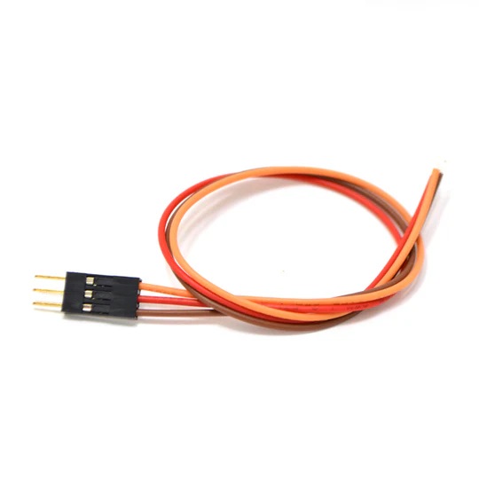 JUMPER WIRE MALE 3P TO OPEN END 8IN 24AWG ASSORTED COLOR