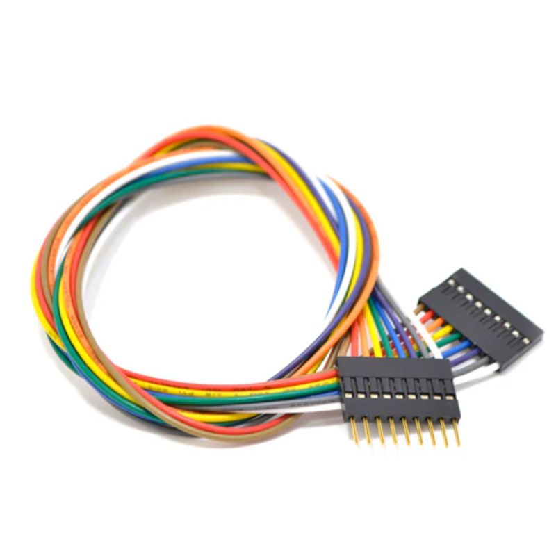 JUMPER WIRE MALE FEMALE 18INCHES WITH PLUG/SOCKET AWG24