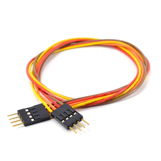 JUMPER WIRE MALE/MALE 4P 1.5IN 24AWG ASSORTED COLOR 0.1IN PITCH