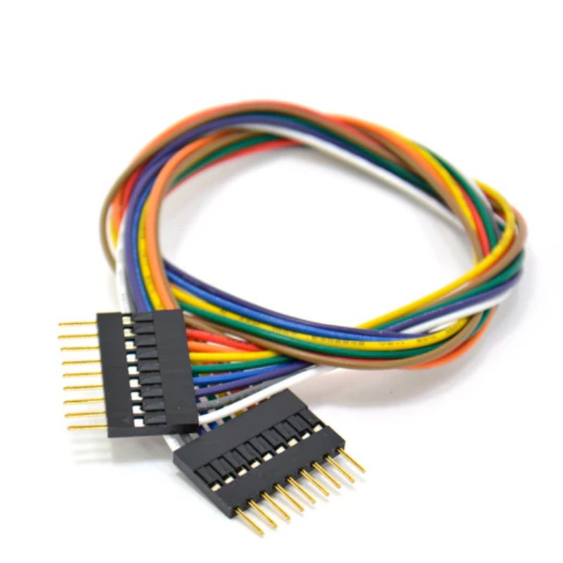 JUMPER WIRE MALE MALE 15IN 24AWG ASSORTED COLOR 0.1IN PITCH