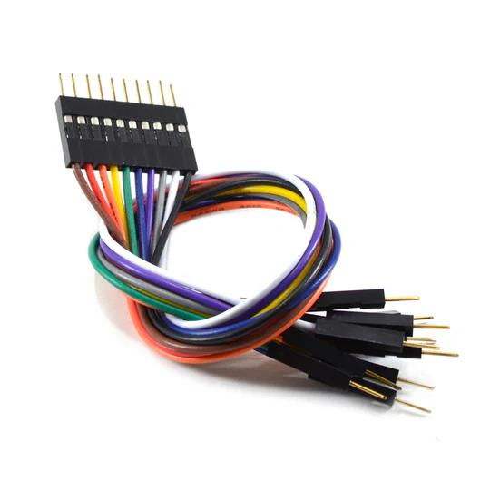 JUMPER WIRE 10P MODULE MALE-1PX 10 MALE 8IN