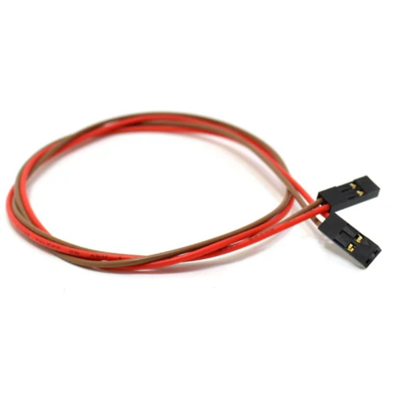 JUMPER WIRE FEM/FEM 2P 15INCH 24AWG ASSORTED COLOR 0.1IN PITCH