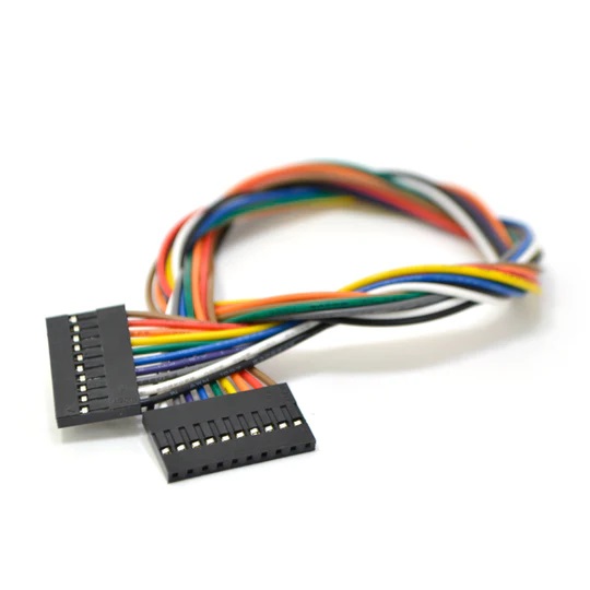JUMPER WIRE FEM/FEM 10P 1.5IN 24AWG ASSORTED COLOR 0.1IN PITCH